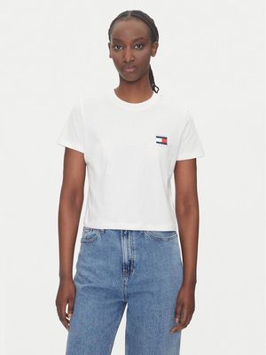 Bluzka damska na wiosnę Tommy Jeans ze sklepu: MODIVO w kategorii: Bluzki damskie - zdjęcie WP-EBWP-BKLVO-LN0_0000305041234