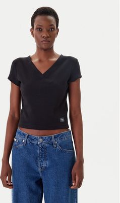 Bluzka damska wiosenna Calvin Klein Jeans ze sklepu: MODIVO w kategorii: Bluzki damskie - zdjęcie WP-EBWP-BKLVO-LN0_0000305043962