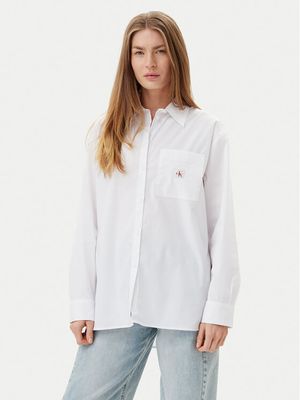Koszula damska wiosenna Calvin Klein Jeans ze sklepu: MODIVO w kategorii: Koszule damskie - zdjęcie WP-EBWP-BKLVO-LN0_0000305043993
