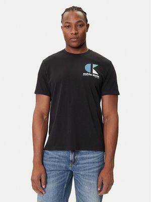 T-shirt męski casual Calvin Klein Jeans ze sklepu: MODIVO w kategorii: T-shirty męskie - zdjęcie WP-EBWP-BKLVO-LN0_0000305045867