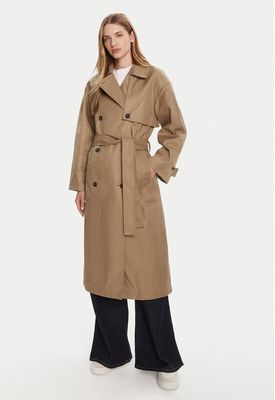 Płaszcz damski Calvin Klein ze sklepu: MODIVO w kategorii: Płaszcze damskie - zdjęcie WP-EBWP-BKLVO-LN0_0000305049285