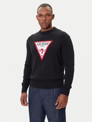 Guess Jeans - Sweter męski jesienny ze sklepu: MODIVO w kategorii: Swetry męskie - zdjęcie WP-EBWP-BKLVO-LN0_0000305087232