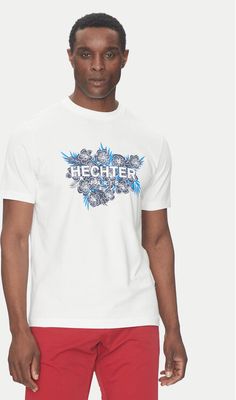 Hechter Paris - T-shirt męski na lato ze sklepu: MODIVO w kategorii: T-shirty męskie - zdjęcie WP-EBWP-BKLVO-LN0_0000305100405