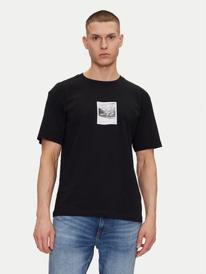 T-shirt męski klasyczny HUGO ze sklepu: MODIVO w kategorii: T-shirty męskie - zdjęcie WP-EBWP-BKLVO-LN0_0000305105486