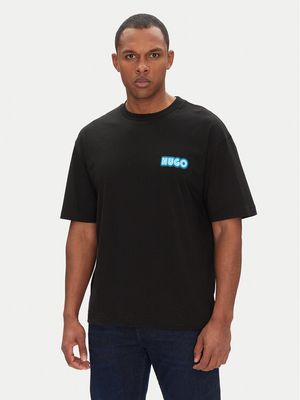 T-shirt męski klasyczny HUGO ze sklepu: MODIVO w kategorii: T-shirty męskie - zdjęcie WP-EBWP-BKLVO-LN0_0000305105714
