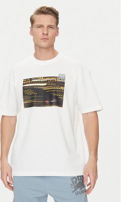 T-shirt męski na lato HUGO ze sklepu: MODIVO w kategorii: T-shirty męskie - zdjęcie WP-EBWP-BKLVO-LN0_0000305106568