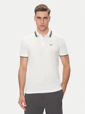 BOSS - T-shirt męski elegancki ze sklepu: MODIVO w kategorii: T-shirty męskie - zdjęcie WP-EBWP-BKLVO-LN0_0000305111692