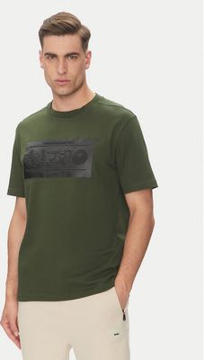 T-shirt męski elegancki BOSS ze sklepu: MODIVO w kategorii: T-shirty męskie - zdjęcie WP-EBWP-BKLVO-LN0_0000305111982