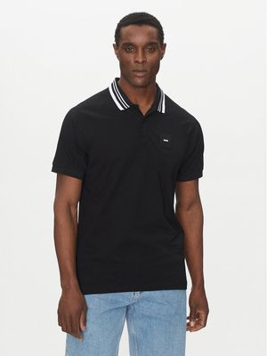 T-shirt męski elegancki BOSS ze sklepu: MODIVO w kategorii: T-shirty męskie - zdjęcie WP-EBWP-BKLVO-LN0_0000305112026