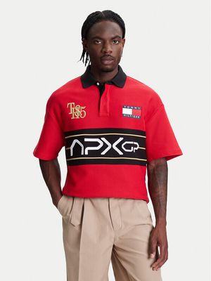T-shirt męski z napisami Tommy Hilfiger ze sklepu: MODIVO w kategorii: T-shirty męskie - zdjęcie WP-EBWP-BKLVO-LN0_0000305125958