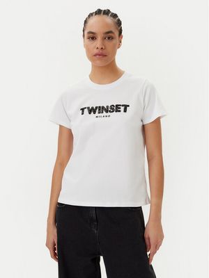 Twinset - Bluzka damska na wiosnę ze sklepu: MODIVO w kategorii: Bluzki damskie - zdjęcie WP-EBWP-BKLVO-LN0_0000305135551