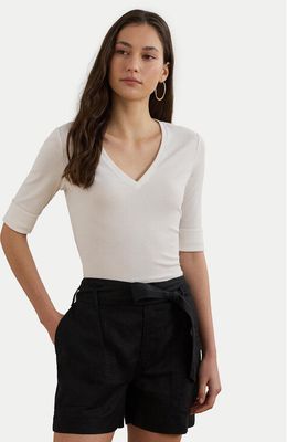 Bluzka damska na lato LAUREN RALPH LAUREN ze sklepu: MODIVO w kategorii: Bluzki damskie - zdjęcie WP-EBWP-BKLVO-LN0_0000305153548