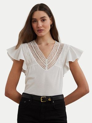 Bluzka damska na lato LAUREN RALPH LAUREN ze sklepu: MODIVO w kategorii: Bluzki damskie - zdjęcie WP-EBWP-BKLVO-LN0_0000305153753