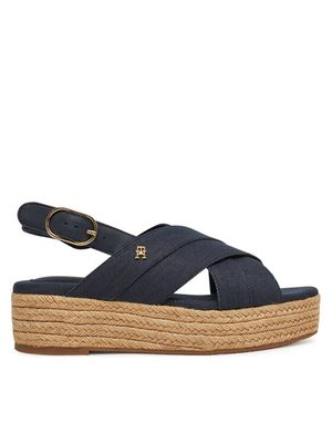 Espadryle damskie letnie Tommy Hilfiger ze sklepu: MODIVO w kategorii: Espadryle damskie - zdjęcie WP-EBWP-BKLVO-LN0_0000305156624