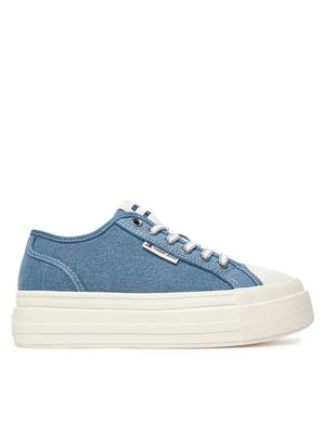 Tommy Jeans - Trampki damskie na wiosnę ze sklepu: MODIVO w kategorii: Trampki damskie - zdjęcie WP-EBWP-BKLVO-LN0_0000305159489