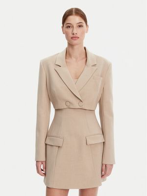 Marynarka elegancki Bardot ze sklepu: MODIVO w kategorii: Marynarki damskie - zdjęcie WP-EBWP-BKLVO-LN0_0000305168191