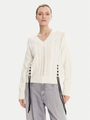 Sweter damski na wiosnę BOSS ze sklepu: MODIVO w kategorii: Swetry damskie - zdjęcie WP-EBWP-BKLVO-LN0_0000305196316