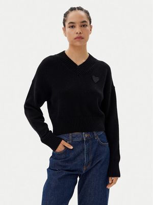 Sweter damski casual HUGO ze sklepu: MODIVO w kategorii: Swetry damskie - zdjęcie WP-EBWP-BKLVO-LN0_0000305204882