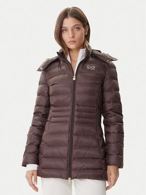 Kurtka damska casual bez wzorów EA7 Emporio Armani ze sklepu: MODIVO w kategorii: Kurtki damskie - zdjęcie WP-EBWP-BKLVO-LN0_0000305208552