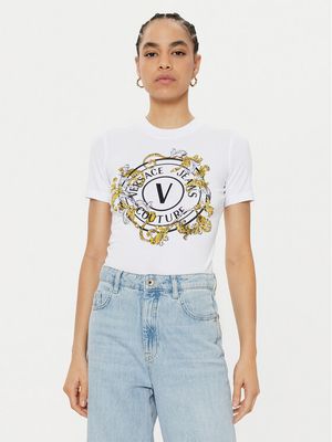 Bluzka damska na wiosnę młodzieżowa Versace Jeans Couture ze sklepu: MODIVO w kategorii: Bluzki damskie - zdjęcie WP-EBWP-BKLVO-LN0_0000305211996