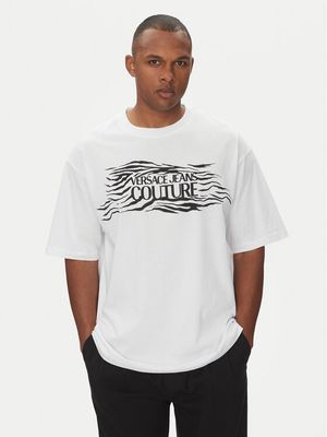 T-shirt męski wiosenny Versace Jeans Couture ze sklepu: MODIVO w kategorii: T-shirty męskie - zdjęcie WP-EBWP-BKLVO-LN0_0000305215260