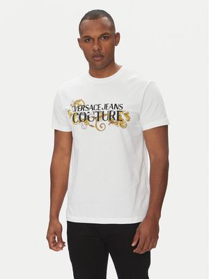 Versace Jeans Couture - T-shirt męski młodzieżowy na wiosnę ze sklepu: MODIVO w kategorii: T-shirty męskie - zdjęcie WP-EBWP-BKLVO-LN0_0000305215307