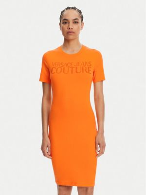 Sukienka casual Versace Jeans Couture ze sklepu: MODIVO w kategorii: Sukienki - zdjęcie WP-EBWP-BKLVO-LN0_0000305215543