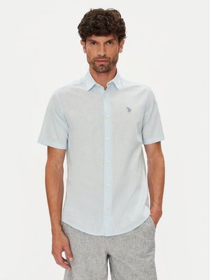 U.S Polo Assn. - Koszula męska na wiosnę casual ze sklepu: MODIVO w kategorii: Koszule męskie - zdjęcie WP-EBWP-BKLVO-LN0_0000305230003
