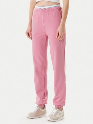 Spodnie damskie casual Guess ze sklepu: MODIVO w kategorii: Spodnie damskie - zdjęcie WP-EBWP-BKLVO-LN0_0000305231796