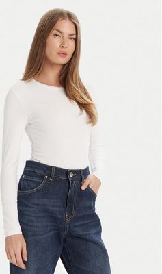 Bluzka damska elegancka Guess Jeans ze sklepu: MODIVO w kategorii: Bluzki damskie - zdjęcie WP-EBWP-BKLVO-LN0_0000305235480