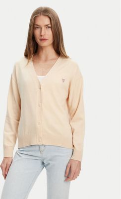 Sweter damski elegancki Guess Jeans ze sklepu: MODIVO w kategorii: Swetry damskie - zdjęcie WP-EBWP-BKLVO-LN0_0000305235510