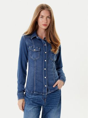 Koszula damska casual Guess ze sklepu: MODIVO w kategorii: Koszule damskie - zdjęcie WP-EBWP-BKLVO-LN0_0000305237385