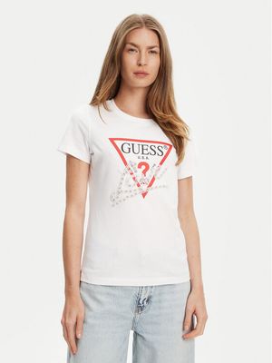 Bluzka damska Guess ze sklepu: MODIVO w kategorii: Bluzki damskie - zdjęcie WP-EBWP-BKLVO-LN0_0000305237392