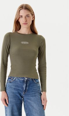 Bluzka damska zimowa Guess Jeans ze sklepu: MODIVO w kategorii: Bluzki damskie - zdjęcie WP-EBWP-BKLVO-LN0_0000305238726