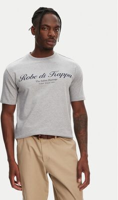 T-shirt męski z napisami Robe di Kappa ze sklepu: MODIVO w kategorii: T-shirty męskie - zdjęcie WP-EBWP-BKLVO-LN0_0000305241207