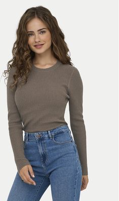 Sweter damski jesienny ONLY ze sklepu: MODIVO w kategorii: Swetry damskie - zdjęcie WP-EBWP-BKLVO-LN0_0000305271495
