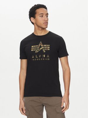 T-shirt męski letni Alpha Industries ze sklepu: MODIVO w kategorii: T-shirty męskie - zdjęcie WP-EBWP-BKLVO-LN0_0000305301659