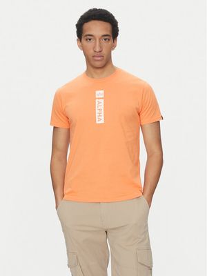 T-shirt męski na lato Alpha Industries ze sklepu: MODIVO w kategorii: T-shirty męskie - zdjęcie WP-EBWP-BKLVO-LN0_0000305301673