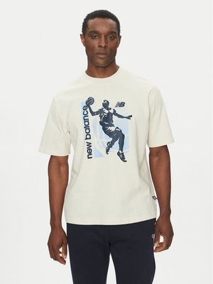 T-shirt męski na lato New Balance ze sklepu: MODIVO w kategorii: T-shirty męskie - zdjęcie WP-EBWP-BKLVO-LN0_0000305305732