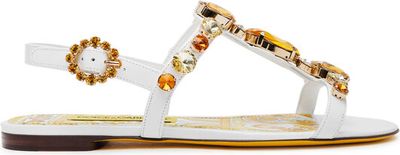 Sandały damskie młodzieżowe Dolce & Gabbana ze sklepu: MODIVO w kategorii: Sandały damskie - zdjęcie WP-EBWP-BKLVO-LN0_0000305315786