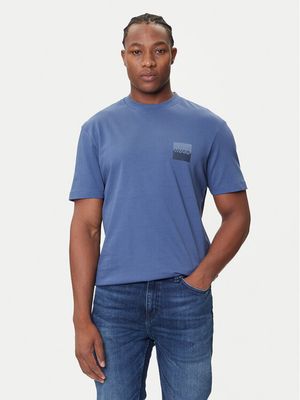 T-shirt męski casual HUGO ze sklepu: MODIVO w kategorii: T-shirty męskie - zdjęcie WP-EBWP-BKLVO-LN0_0000305335180