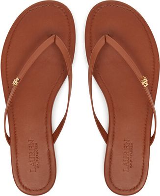 LAUREN RALPH LAUREN - Klapki damskie wiosenne ze sklepu: MODIVO w kategorii: Klapki damskie - zdjęcie WP-EBWP-BKLVO-LN0_0000305343642