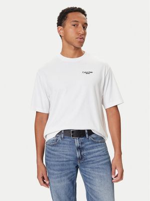 T-shirt męski na jesień Calvin Klein Jeans ze sklepu: MODIVO w kategorii: T-shirty męskie - zdjęcie WP-EBWP-BKLVO-LN0_0000305346629