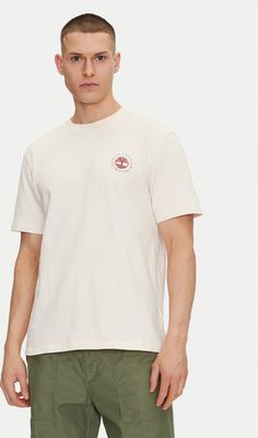 T-shirt męski na lato Timberland ze sklepu: MODIVO w kategorii: T-shirty męskie - zdjęcie WP-EBWP-BKLVO-LN0_0000305362247