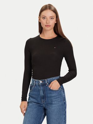 Bluzka damska jesienna Tommy Jeans ze sklepu: MODIVO w kategorii: Bluzki damskie - zdjęcie WP-EBWP-BKLVO-LN0_0000305374288