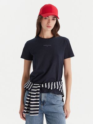 Bluzka damska na lato Tommy Jeans ze sklepu: MODIVO w kategorii: Bluzki damskie - zdjęcie WP-EBWP-BKLVO-LN0_0000305374301