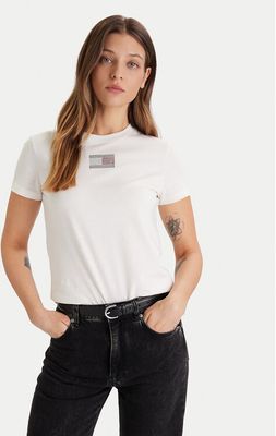 Tommy Jeans - Bluzka damska na lato ze sklepu: MODIVO w kategorii: Bluzki damskie - zdjęcie WP-EBWP-BKLVO-LN0_0000305374332