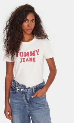 Tommy Jeans - Bluzka damska na lato ze sklepu: MODIVO w kategorii: Bluzki damskie - zdjęcie WP-EBWP-BKLVO-LN0_0000305374356