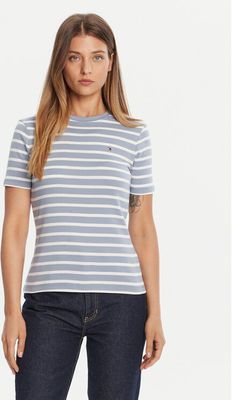 Bluzka damska na wiosnę Tommy Hilfiger ze sklepu: MODIVO w kategorii: Bluzki damskie - zdjęcie WP-EBWP-BKLVO-LN0_0000305377111