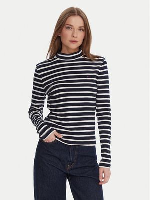 Bluzka damska na wiosnę Tommy Hilfiger ze sklepu: MODIVO w kategorii: Bluzki damskie - zdjęcie WP-EBWP-BKLVO-LN0_0000305377241